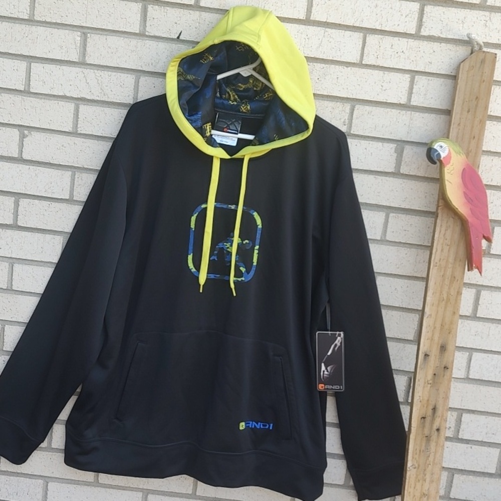 Black, Yellow Hoodie